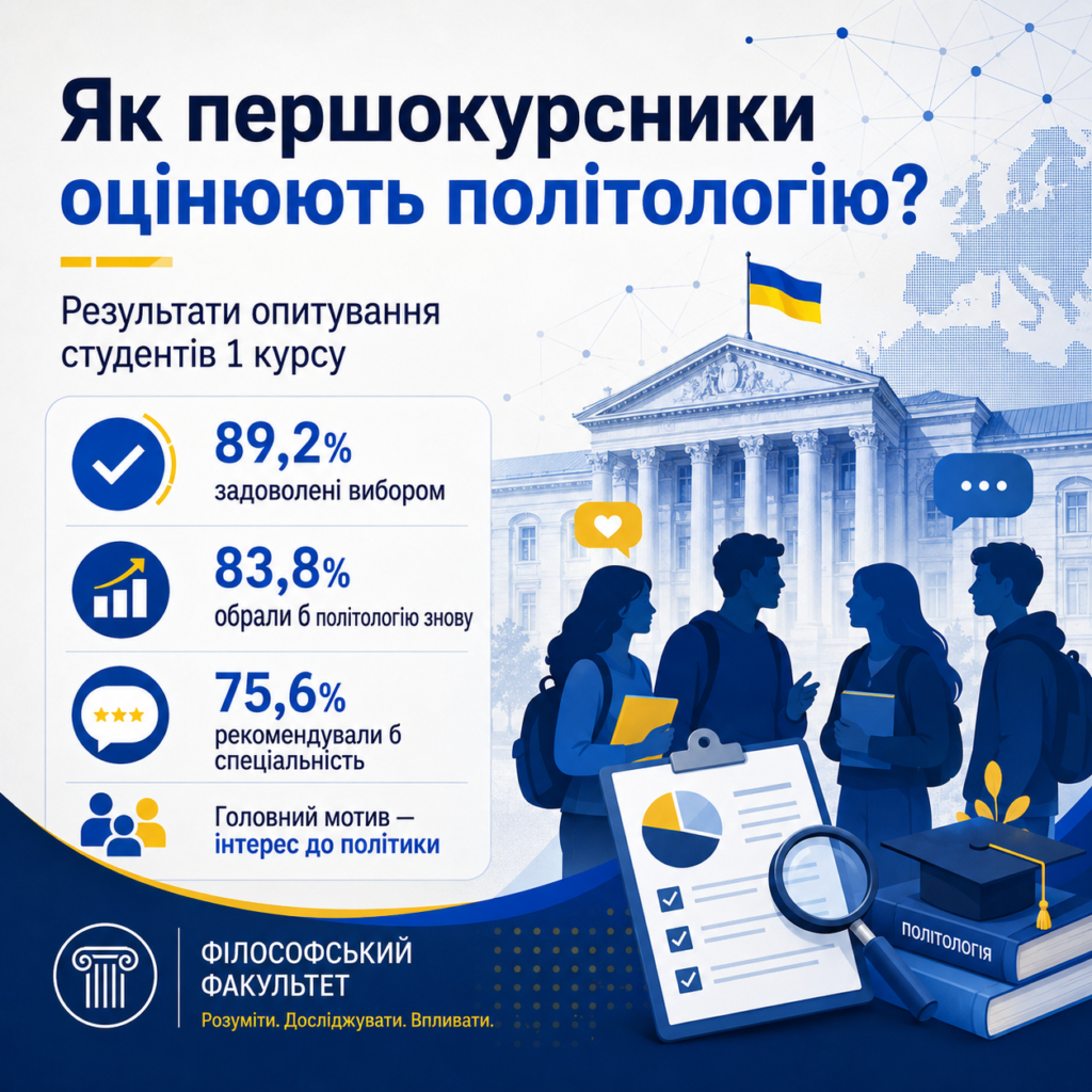 Після першого курсу: як студенти-політологи ЛНУ оцінюють свій вибір спеціальності